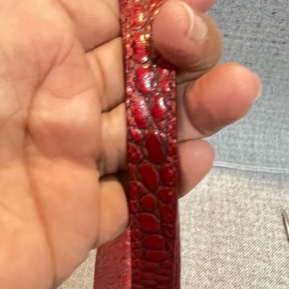 Brahmin Leather Crossbody Bag Red - Picture 7 of 16